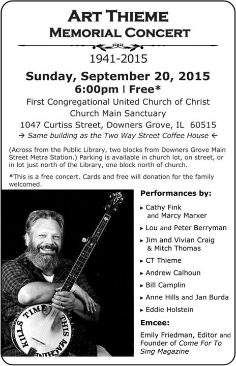 Memoorial Concert Poster